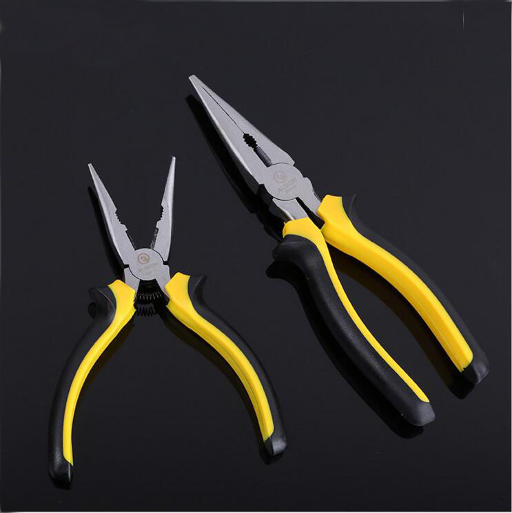 Fine Polished Classic Handle Multi-Use Long Nose Plier, Nipper Plier