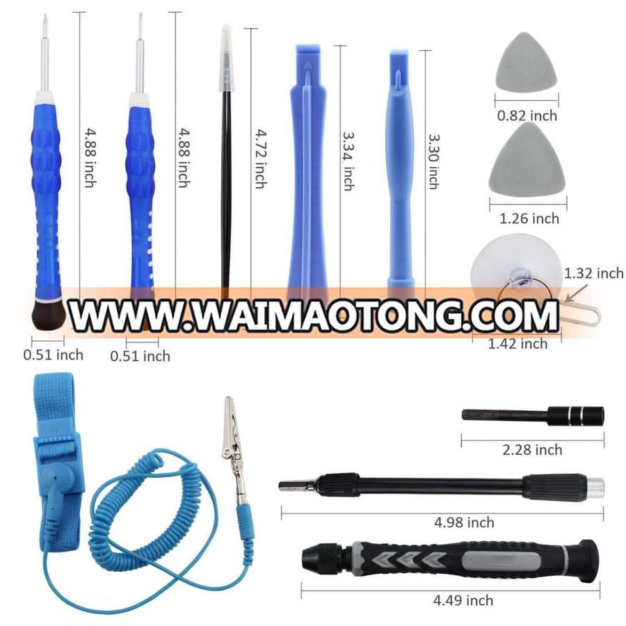 Screwdriver Set and Anti-Static Wrist Strap Repair Tools