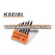 Kseibi Wood Brad Point Wood Drill Bit Set for Wood in plastic case