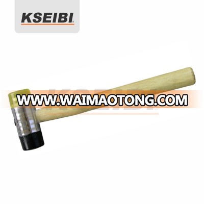 Two Way Soft Head Mallet Hammer Wooden Handle - KSEIBI