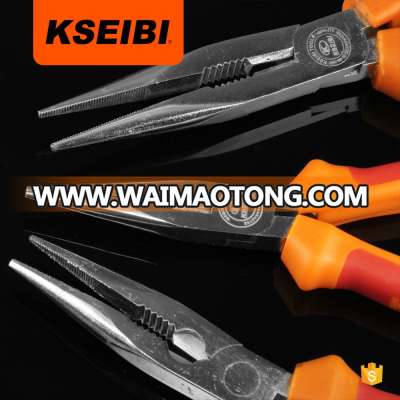 High quality made in China Long nose Plier with Progrip handle-KSEIBI