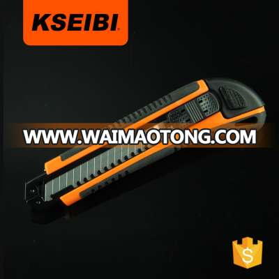 high quality KSEIBI Three blades metal snap blades with ABS handle cutting Utility Knife