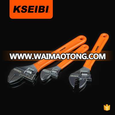 all new best quality KSEIBI pvc handle polished adjustable wrench