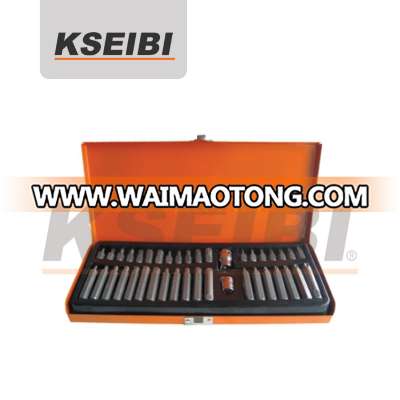 40 pcs KSEIBI Brand Combination Insert Bit Set with Metal Case