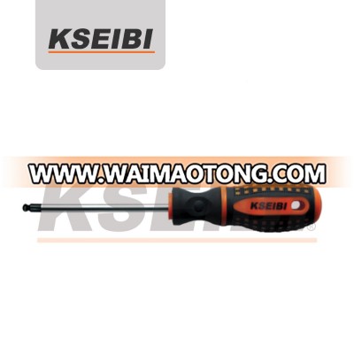 Ball-end Hexagon KSEIBI Brand Screwdriver with TPR Handle