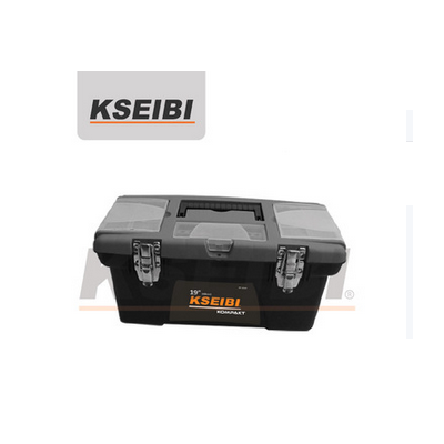 Plastic Tool Box with steel lock-KSEIBI