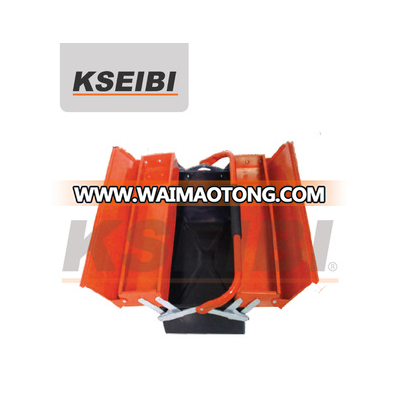 Plastic Tool Box with 3 compartments-KSEIBI