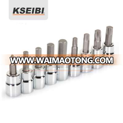 1/2'' Hex & Star Socket Bit Set - KSEIBI