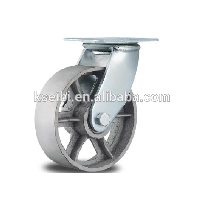 Heavy Duty Swivel KSEIBI Cast Iron Wheel Caster for Trolley