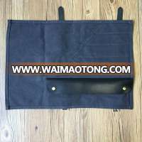 china factory custom vintage waxed canvas tool roll