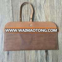 guangzhou factory custom pencil leather tool pouch