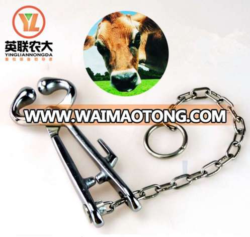 veterinary stainless steel nose plier for cattle/cow/ox